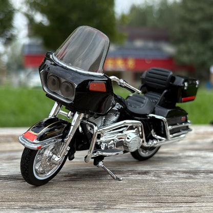 Maisto 1:18 Harley Davidson 1988 Flt Tour Glide Die Cast Veículos Colecionáveis Hobbies Modelo de Moto Brinquedos