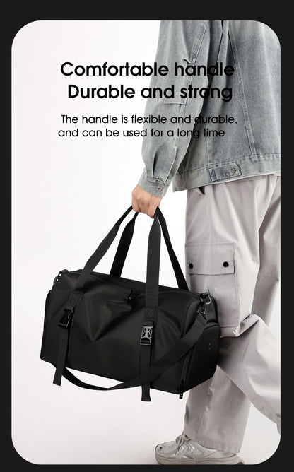 1 Piece Upgraded Sports Bag, Fitness Bag for Men and Women, Large Capacity Dry and Wet Separation Swimming Bag, Short-Distance Business Trip Portable Travel Bag, Sports Shoe Storage Bag, Multi-Purpose Luggage Bag