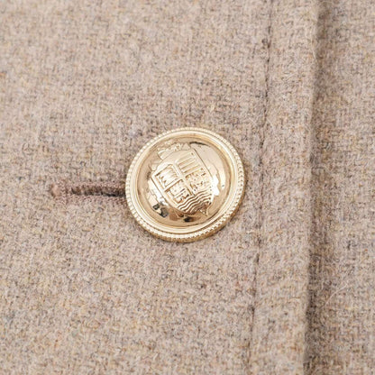 2025 Autumn Winter Women Notched Lapel Double Breasted Overcoat Long Sleeve Elegant High Street Loose Fit Casual Outerwear Jacke