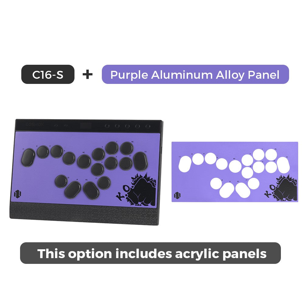 Haute42 Controle Magnético Arcade Sem Alavanca C16-S Teclado Controle Hitbox Sem Alavanca Para PC/PS4/PS5/Switch Fight Stick Hitbox