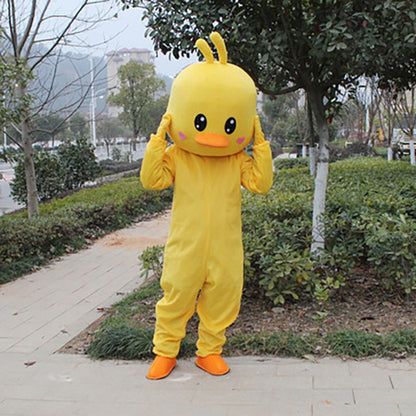 Adult Duck Chicken Mascot Costume Birthday Anime Cosplay Halloween Cartoon Dolls Performance Props