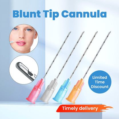 Sterile 22G 50mm 25G 50mm Micro Blunt Cannula Disposable  Blunt Tip Needle Stainless Steel Micro Cannula