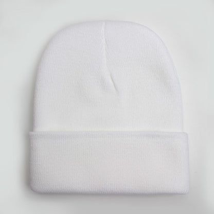 Touca Sólida Unissex Outono Inverno, Mistura de Lã, Macia e Quente, Boné de Tricô Masculino Feminino, Gorro, Toucas de Esqui, 24 Cores