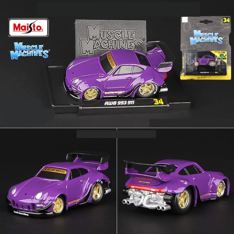 Conjunto de veículos Maisto 1:64 Ferrari Ford Chevrolet Shelby Buick Toyota Audi Nissan Muscle, série de modelos de carros em miniatura Die Cast