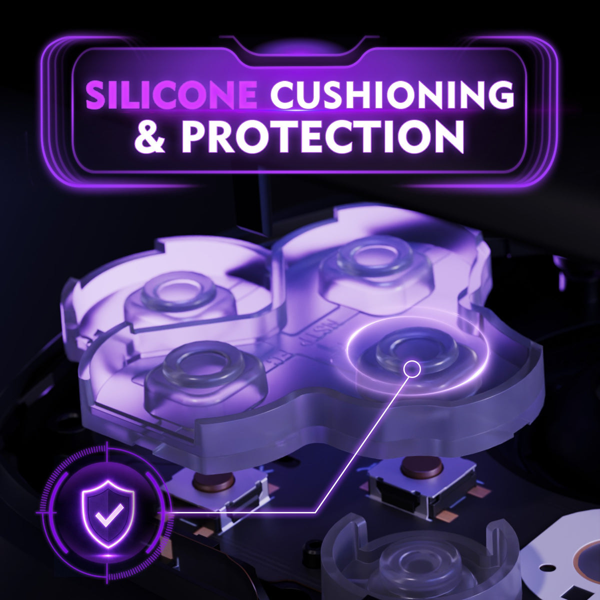 Extreme Rate Switch 2 Pro Controller Whole Clicky Kit Faster Trigger Smooth Face Buttons Response Upgrade Kit for Switch2 Pro