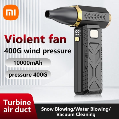 Xiaomi Ventilador Soprador de Churrasco Portátil 250000RPM Soprador de Ar Ventilador Violento para Churrasco ao Ar Livre Piquenique Fogo Ferramentas Elétricas para Churrasco