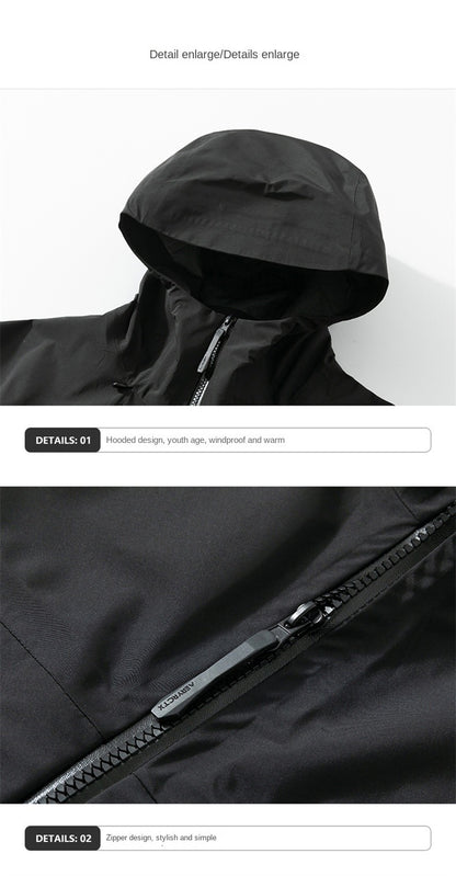 Arc Duricrust Rain-proof Jackets Mens Womens High Quality Camping Coat Outdoor Waterproof Windbreaker Hiking Mountain Clothes