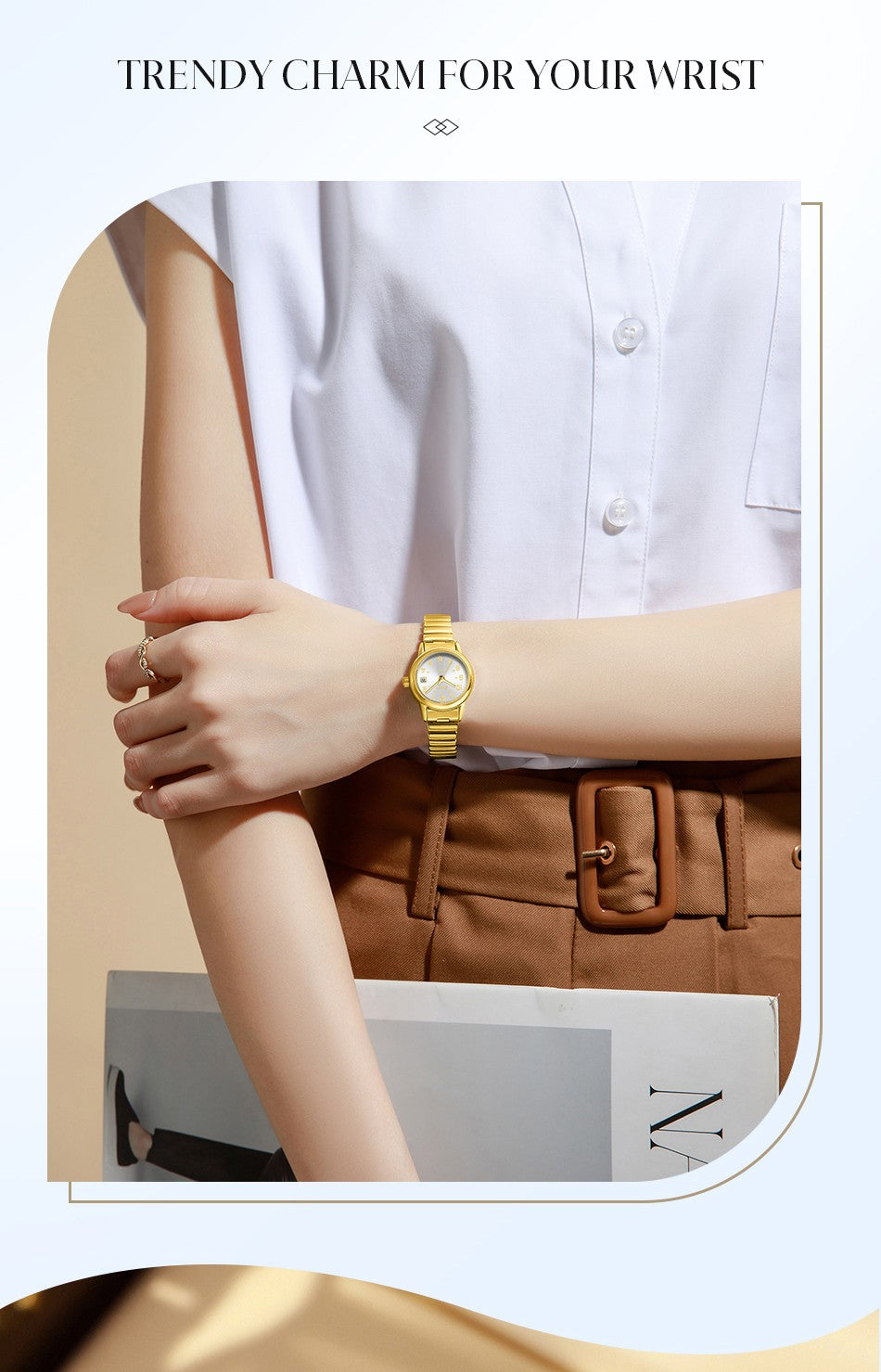 LIGE Sunkta Elegant Fashion Woman Watch Classic Luxury Auto Date Waterproof Simple Stainless Belt Watches for Women Montre Femme