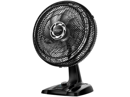 Table Fan Mondial Turbo NVT-40-8P-B 40cm 8 Speeds 3 Speeds Black and Silver-110V