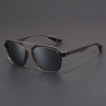 Man Aviation Style TR Frame Customized Polarized Mirror Lens Sunglasses Women Oversized Finished Myopia Sun Glasses with Diopter