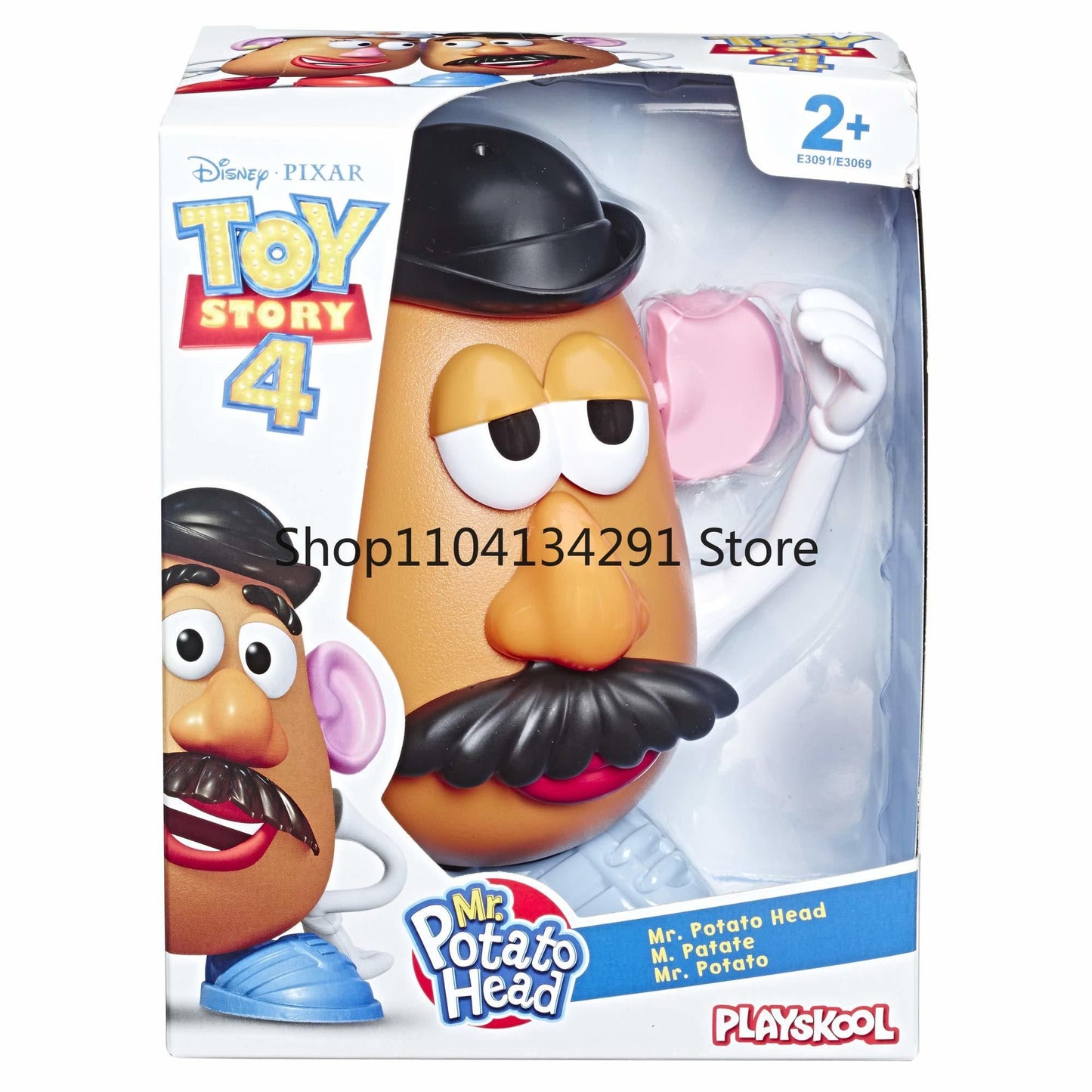 Coleção Original Disney Toy Story 4 Mr. Potato Head Mini Kit de Quatro Bonecos de Ação de Cinco Peças para Crianças Presente