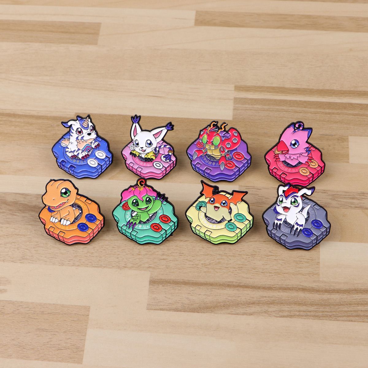 Anime Monster Enamel Pin Cartoon Badges on Backpack Brooches For Women Hat Lapel Pins Cosplay Accessories Toys Gifts