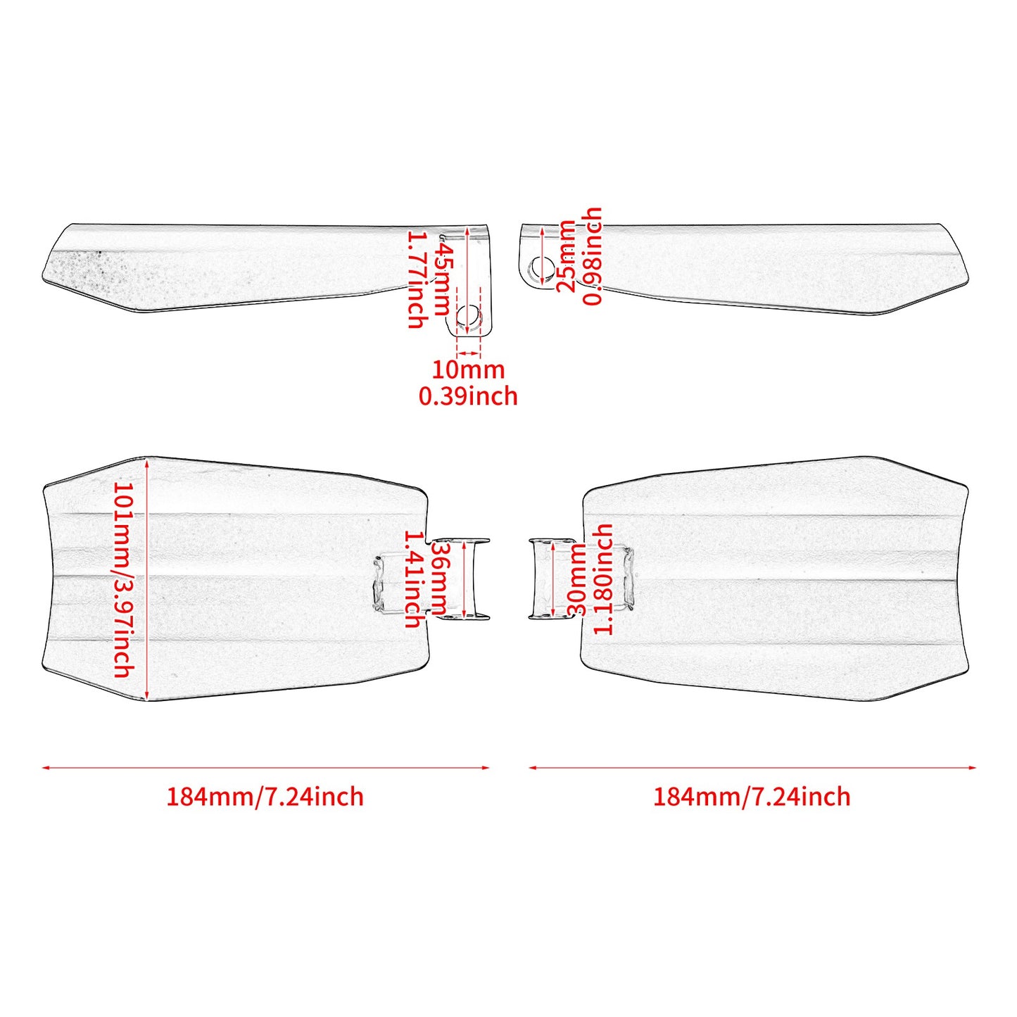 Protetor de Mão para Guidão de Motocicleta 2 peças, Defletor de Vento, Capa Protetora para Harley Dyna Sportster XL 1200 Softail Touring