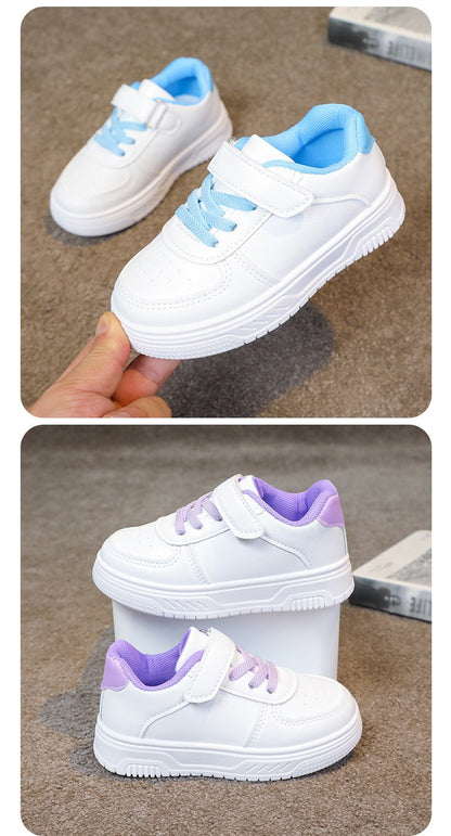 2025 Girl shoe spring Autumn Boy White Shoe Casual Running kid Shoe Anti Slip Soft Sole Sneaker kid tenis Hot selling item