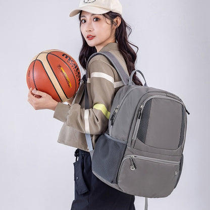 Mochila de Basquete Grande, Bolsa Esportiva com Suporte Separado para Bola, Compartimento para Tênis, Ideal para Futebol, Vôlei, Natação, Academia, Viagem