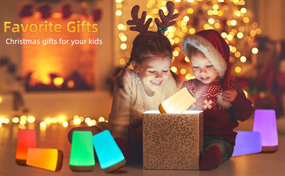 13 RGB Color Changing Portable Bedside Lamp Dimmable Remote Control USB Rechargeable Touch Night Light for Living Room Bedroom G