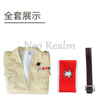Anime Attack Final Season Freedom Mare Jacket Coat Cosplay Costume Halloween Carnival Outfit In Stock