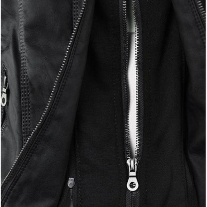 Faux Leather Jacket Women 2025 Basic Jacket Coat Female Winter Motorcycle Jacket PU Leather Zipper Hoodies Outerwear chaqueta