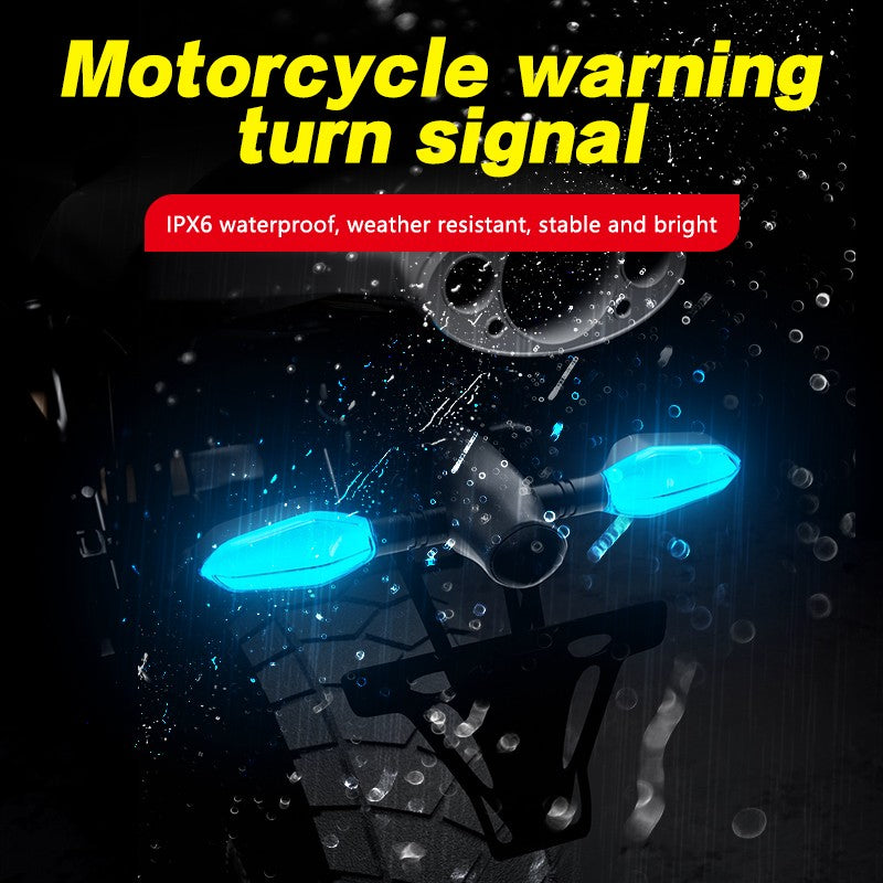 Motorcycle Turn Signal with Projection Turn Signal Motorcycle Light Led Environment Turn Signal Light Highlight Warning Light