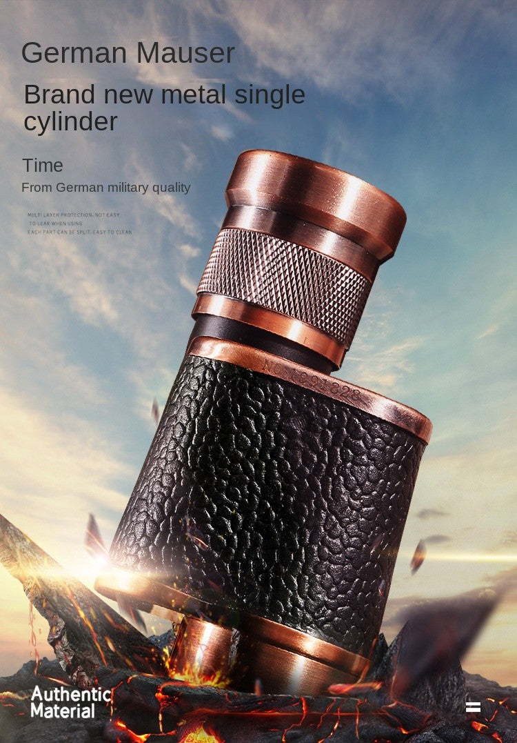 Monocular Potente Russo 8X24 Estrutura de Metal Telescópio Profissional Portátil Militar Telescópio Lente Totalmente Óptica Para Acampamento