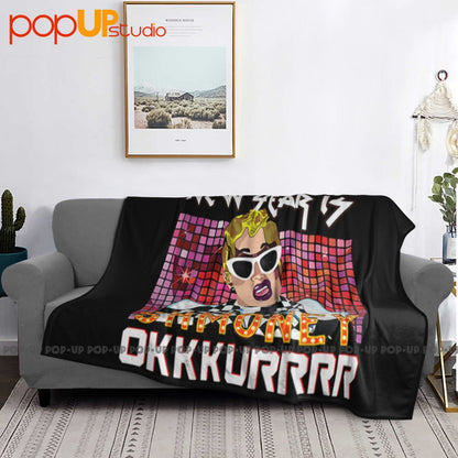 Tudo O Que Quero Para o Ano Novo é Grana Okkkurrrr Cardi B Manta Ultra Macia Colcha Capa de Sofá de Inverno Cobre Leito