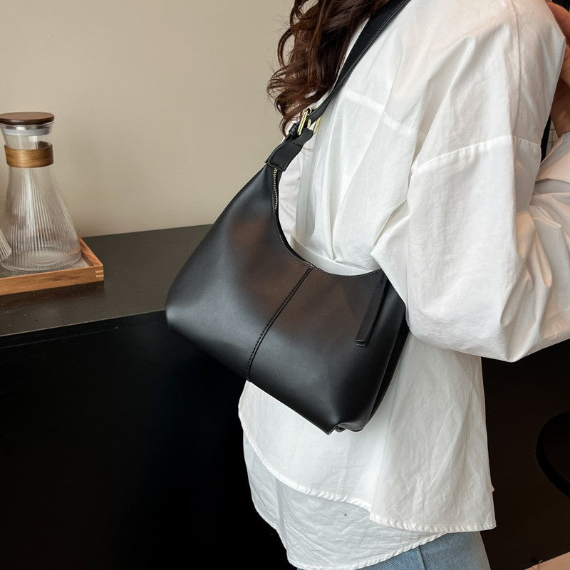 LEFTSIDE Small PU Leather Crossbody Bags for Women 2025 New Trend Retro Underarm Shoulder Bag Ladies Retro Handbags and Purses