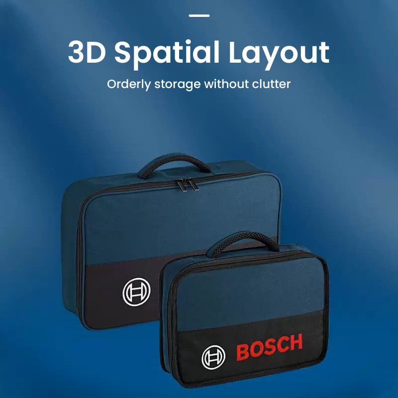 Bolsa de Ferramentas Bosch T-Bag Mini/S Lona Impermeável Resistente ao Desgaste Portátil Eletricista Manutenção Especial Ferramentas Armazenamento Bolsa