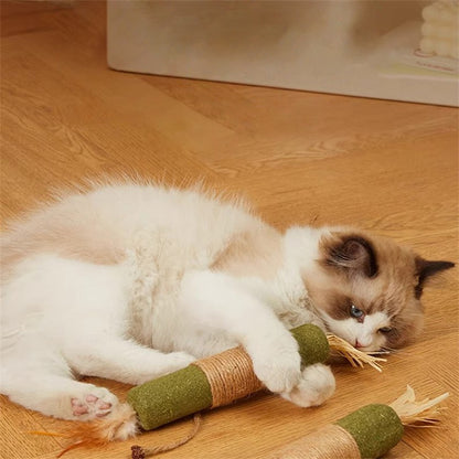 Brinquedos Inteligentes para Gatos Bola Interativa de Pelúcia Elétrica Brinquedo de Treinamento com Erva de Gato para Gatinhos com Som de Toque Produto para Animais de Estimação Bola de Brinquedo que Faz Barulho Suprimentos para Gatos