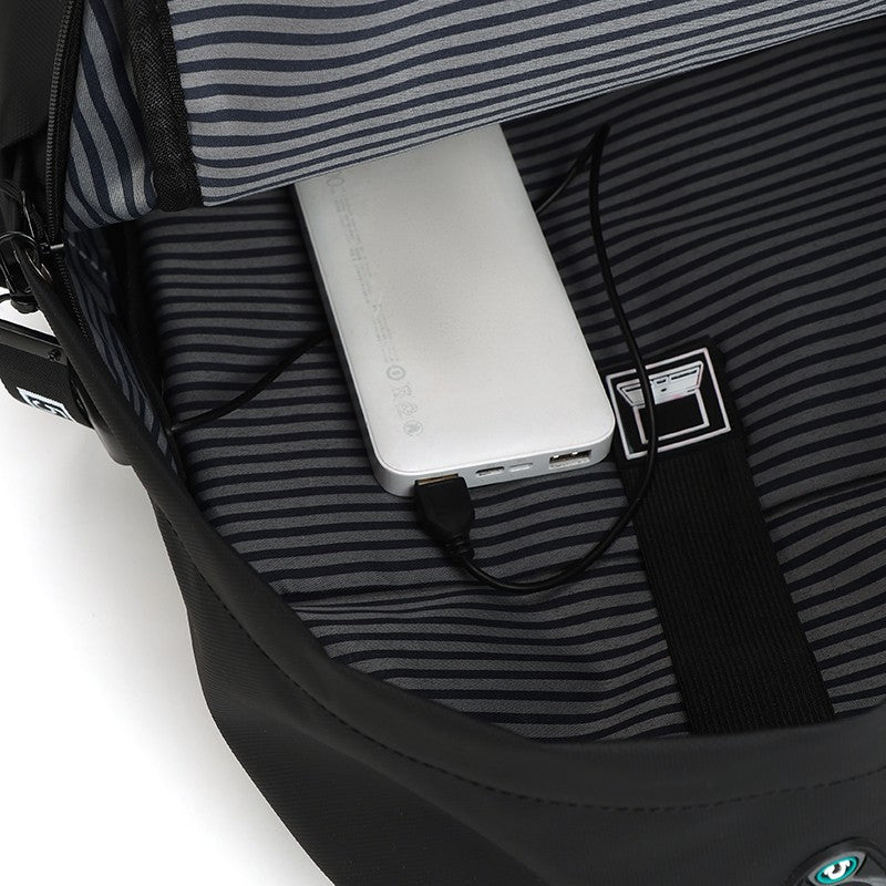Mochila Masculina para Laptop 2025 de 17 Polegadas Impermeável para Faculdade, Escola, com Porta de Carregamento USB, Antifurto, para Viagens e Negócios