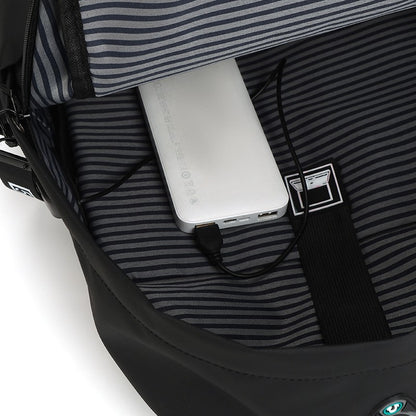 Mochila Masculina para Laptop 2025 de 17 Polegadas Impermeável para Faculdade, Escola, com Porta de Carregamento USB, Antifurto, para Viagens e Negócios