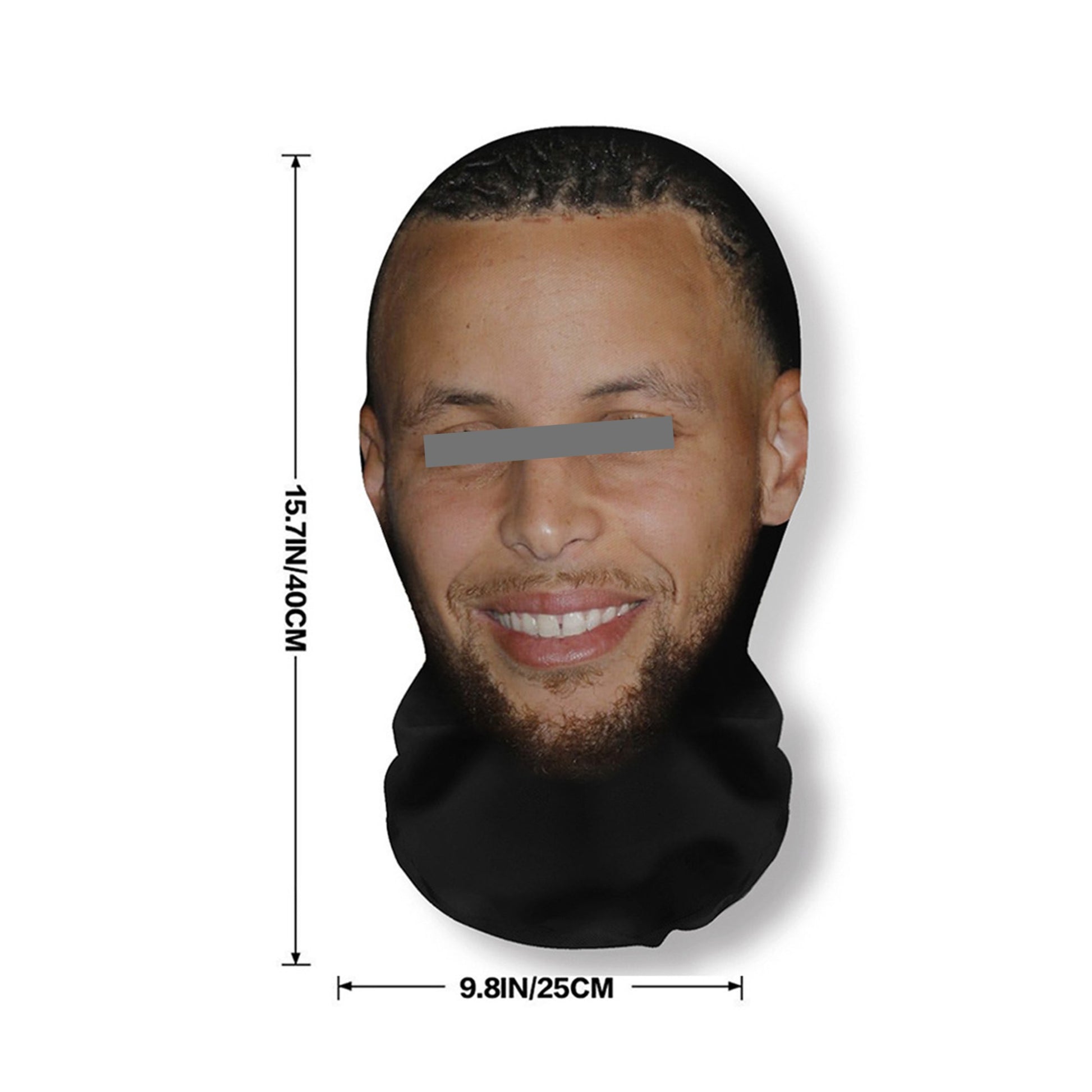 Curry Celebreties 3D Realistic Full Face Mask Head Cover-Curry