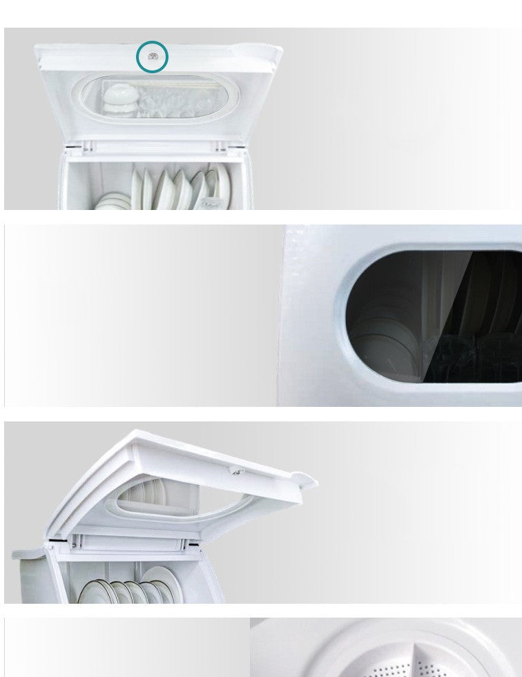 Smart home dishwasher that disinfects and dries in one and can also be used as a fruit and vegetable machine