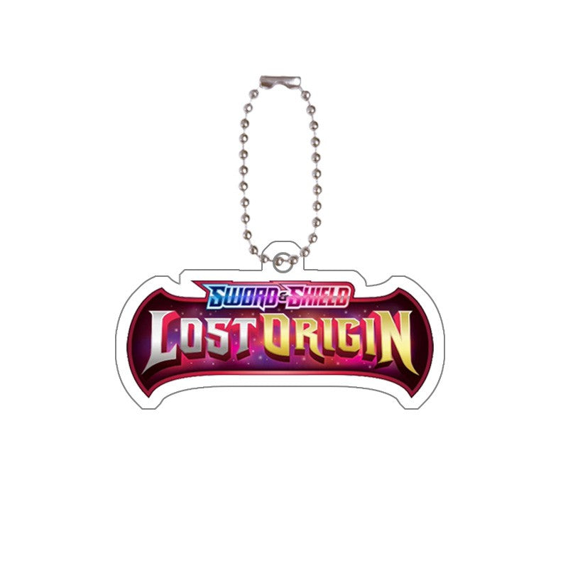 Chaveiro de acrílico de série completa para Mega Evoluções em inglês Sv10 Sv11 Sv9 151 Logotipo Anime Pingente de acrílico de decoração de bolsa
