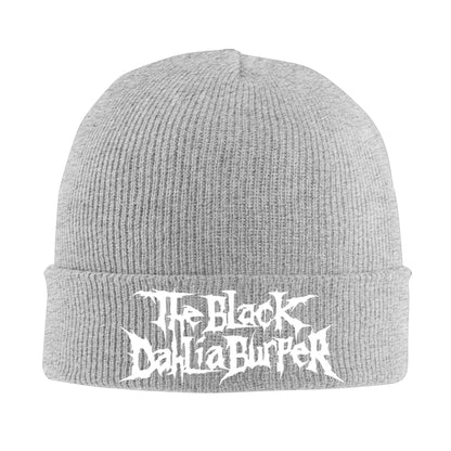 THE BLACK DAHLIA MURDER Gorros de Banda Chapéus de Tricô Masculino Feminino Y2K Legal Elástico Outono Bonés de Ginástica Design Toucas