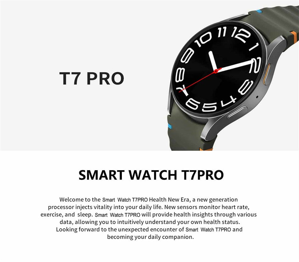 2025 New Watch 7 Classic GPS Sports Smartwatch1.5inch AMOLED HD Screen Voice Assistant Bluetooth Call Smart Watch For Men Women