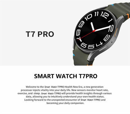2025 New Watch 7 Classic GPS Sports Smartwatch1.5inch AMOLED HD Screen Voice Assistant Bluetooth Call Smart Watch For Men Women