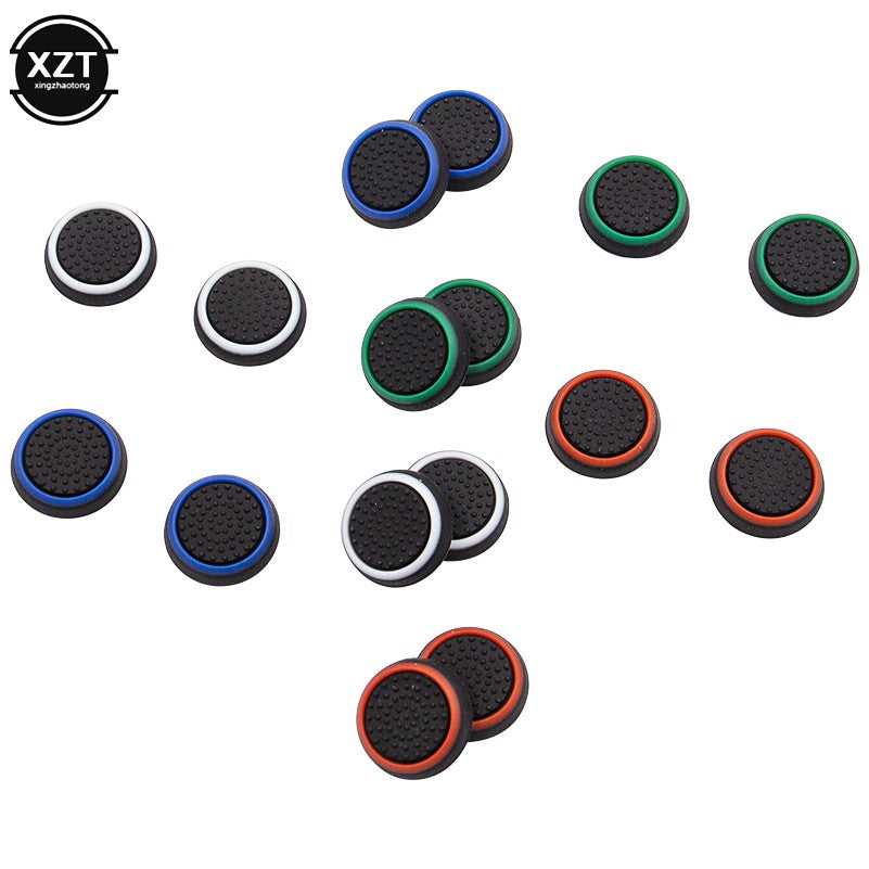 4pcs Silicone Thumb Stick Cover for Xbox 360/One PS4/PS3 PlayStation 4/3 Pro Game Controller Analog Grips Slim Thumbstick Case