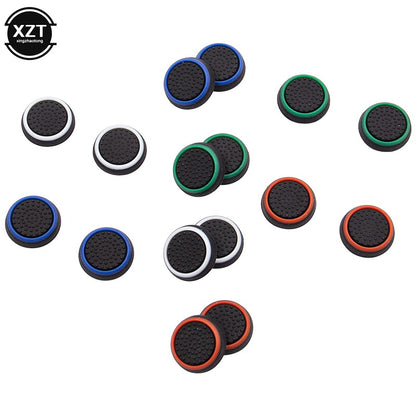 4pcs Silicone Thumb Stick Cover for Xbox 360/One PS4/PS3 PlayStation 4/3 Pro Game Controller Analog Grips Slim Thumbstick Case