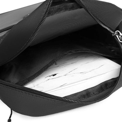 Men's Business Casual Crossbody Bag - Simple Oxford Shoulder Sling for Commuting & Outdoor Use