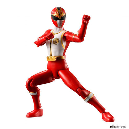 Em estoque, original Bandai Action Hero Super Sentai Power Rangers Coleção Red Rangers Bonecos de Ação Modelo Brinquedo Presente