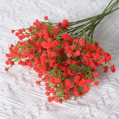 90Heads Artificial Flowers Bouquet 61cm Plastic Gypsophila Fake Flower for Home Decor Wedding Party Decorations Vase Accessories