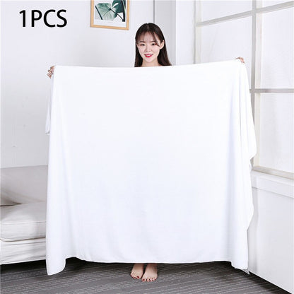 Large size180x200cm thickening beauty salons Bath towels quick drying are soft skin friendly non shedding hotel massage towels
