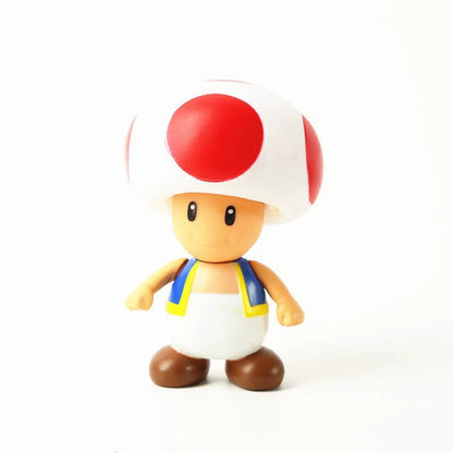 Coleção de Anime de Bonecos de PVC de Desenho Animado Yoshi King Bowser Peach Princess Presente para Adultos Presente para Menina Aniversário Decoração de Quarto
