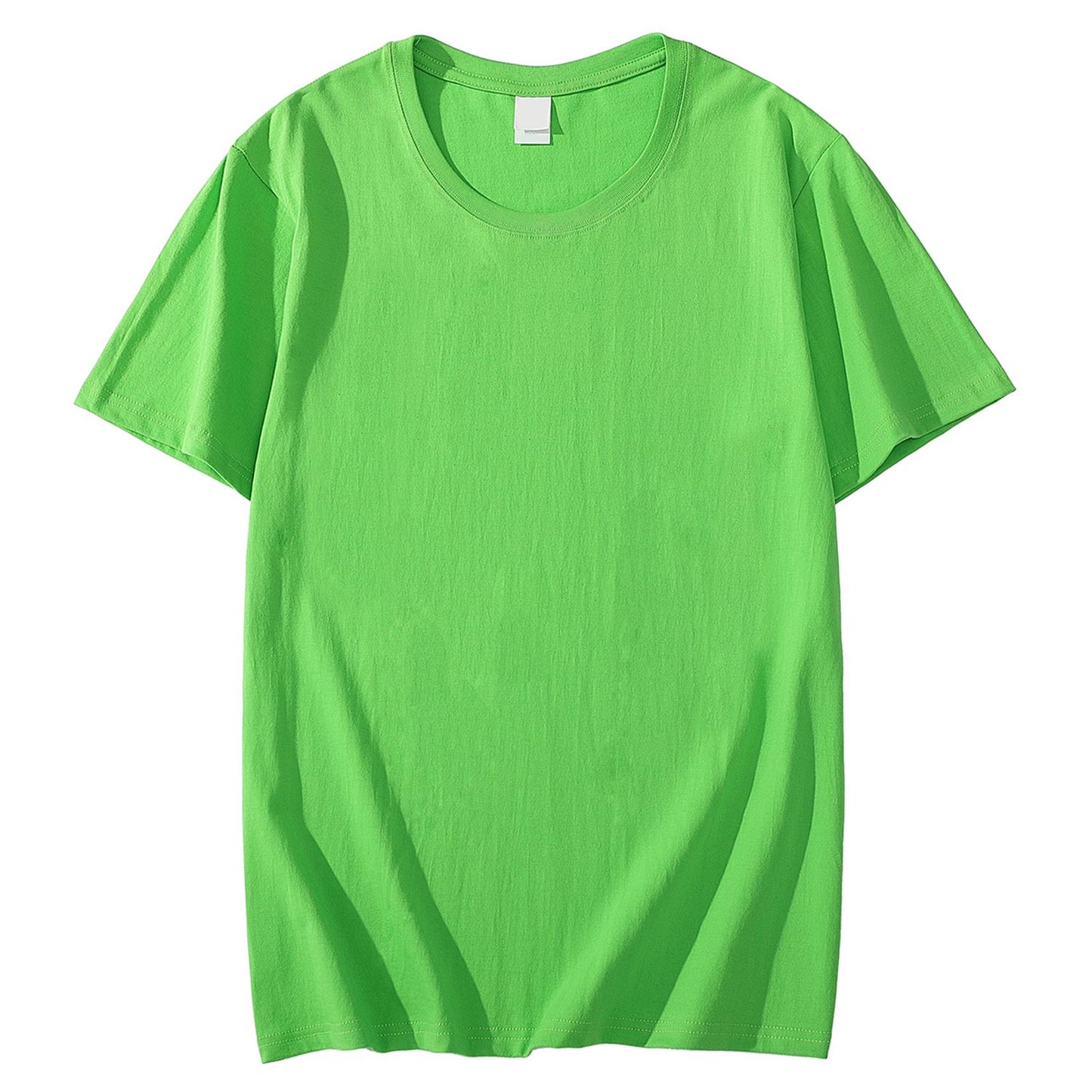 Solid Color T-shirt 8 Colors 2023 New Short Sleeve Men's/Women's Heavy Pound 220g Cotton White Crewneck Loose Top S-4XL