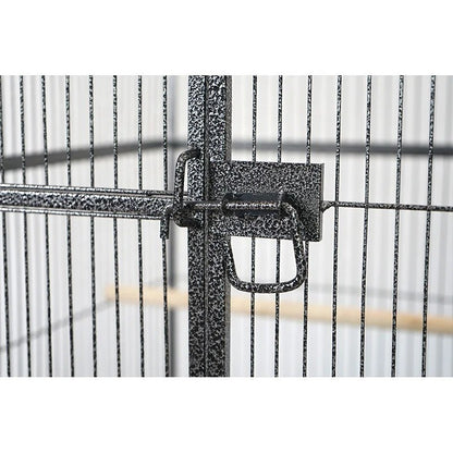 80x46x133CM Gaiola de Papagaio de Luxo Grande Multi-camadas com Grande Espaço Caixa de Ferro para Papagaio Estorninho Xuanfeng com Gaiola para Pássaros