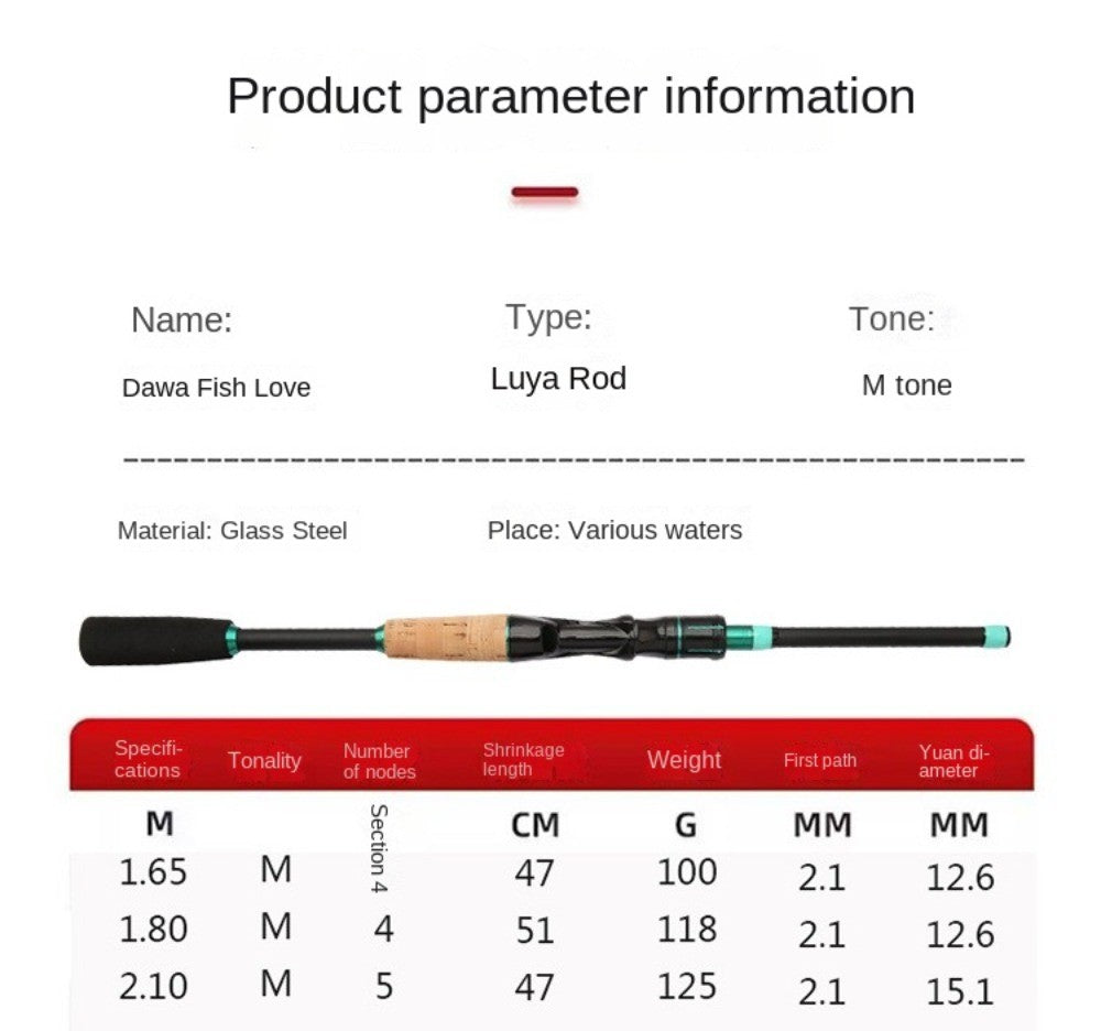 4 Sections Spinning Fishing Rod M Power Spinning Casting Fishing Rod 1.65m/1.8m/2.1m Portable Carbon Fiber Fishing Pole Winter