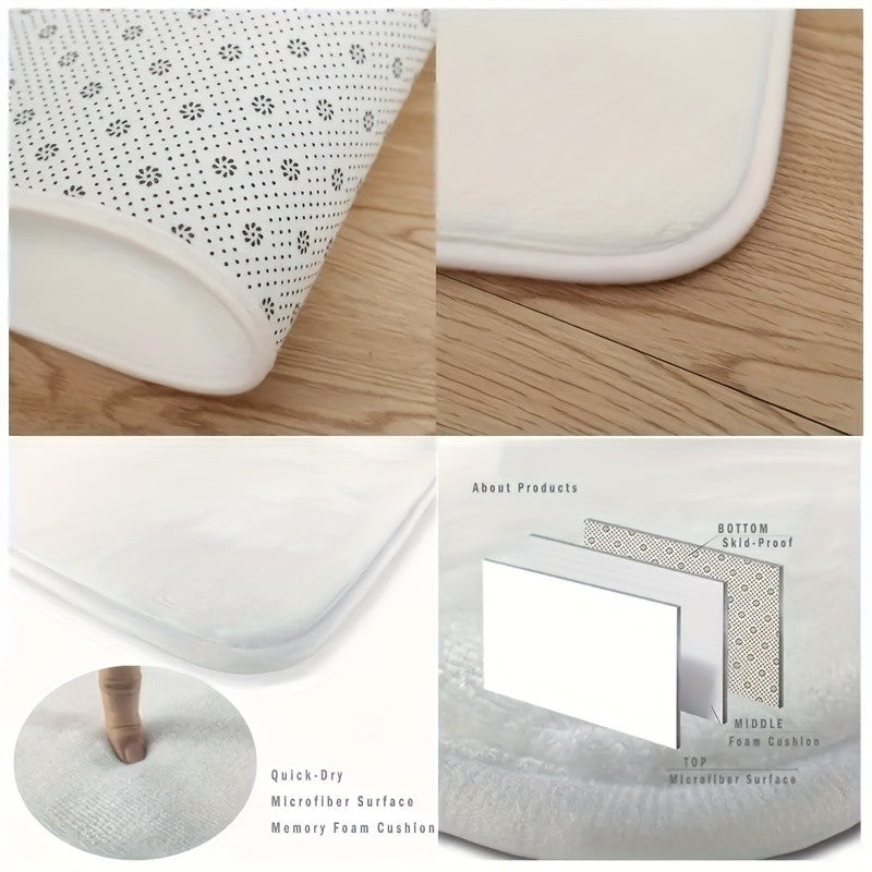 VIKAMA Halloween Decor Rug Kitchen Rug Waterproof Hallway Rug Pumpkin Ghost Floor Mat Door Mat Living Room Rug For Bedroom Decor