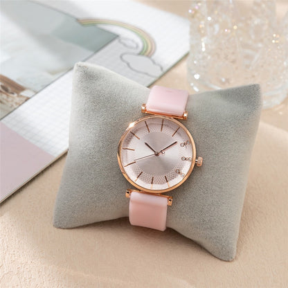 Fashion Simple With Diamonds Ladies Quartz Watches Hot 2025 Sports Brands Women Silicone Strap Dress Clock Gifts Wristwatches