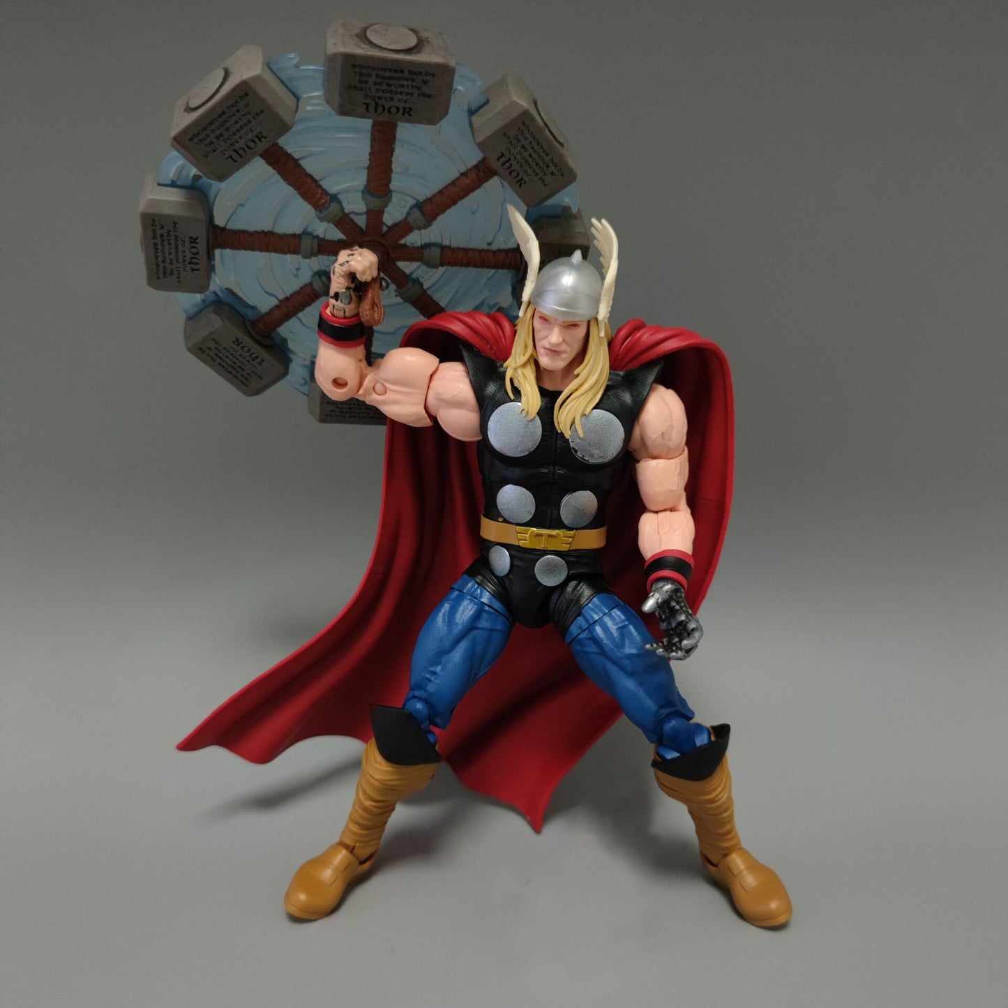 Marvel Legends Ragnarok Thor Martelo Giratório Acessório Boneco Solto de 15 cm