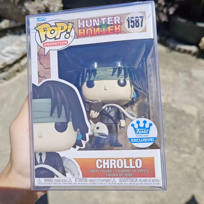 Funko Pop Hunter×Hunter Boneco de Ação Anime Chrollo Edição Limitada Modelo Brinquedo Colecionáveis Estatueta Bonecos Brinquedos Presente para Crianças
